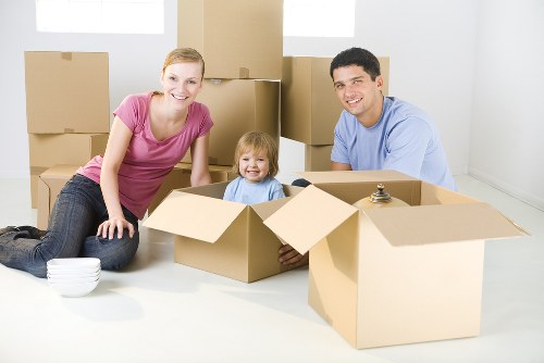 Professional house removalists in Edgware preparing for a residential move