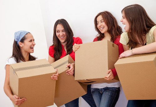 Professional packing supplies arranged for a move in Edgware
