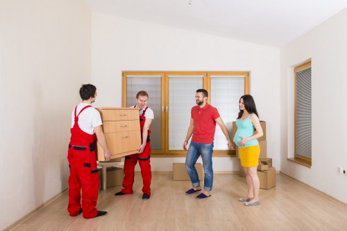 Secure moving truck transport for office relocation in Edgware