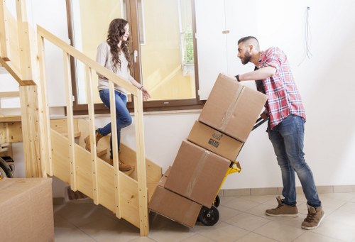 Careful packing and transport support for a local removal company in Edgware