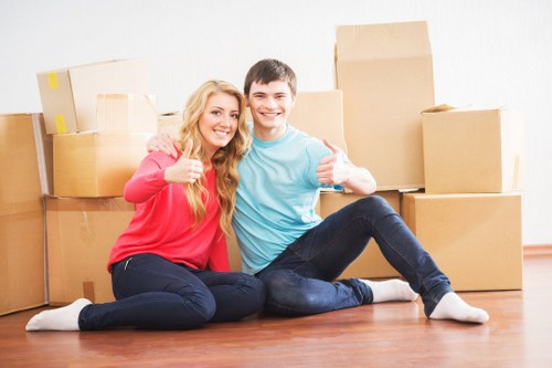 Safe loading of furniture for home and office removals in Edgware
